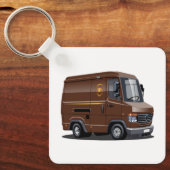 Cartoon bestelwagen sleutelhanger (Voorkant)