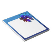 Cartoon Betta Fish / Siamese vechtvis Notitieblok (Schuin)