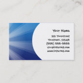 Cartoon Betta Fish / Siamese vechtvis Visitekaartje (Achterkant)