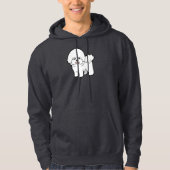 Cartoon Bichon Frise Hoodie (Voorkant)