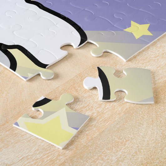 Cartoon Bichon Frise Legpuzzel (Zijkant)