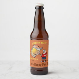 Cartoon Bier Guy Funny Custom Homebrew Etiket