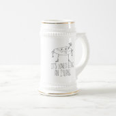 Cartoon Bierpul (Voorkant rechts)