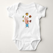 Cartoon biglet romper (Voorkant)