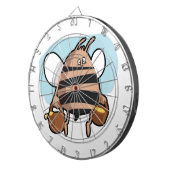 Cartoon bij bijen dartbord (Voorkant Rechts)