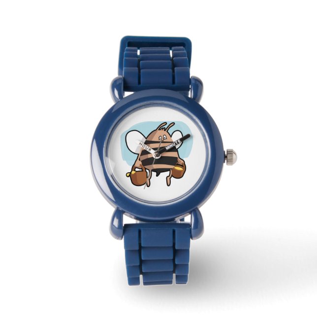 Cartoon bij bijen horloge (Voorkant)