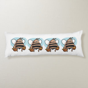 Cartoon bij bijen lichaamskussen