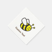 Cartoon bij bijen servet (Hoek)