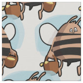 Cartoon bij bijen stof (Close Up)