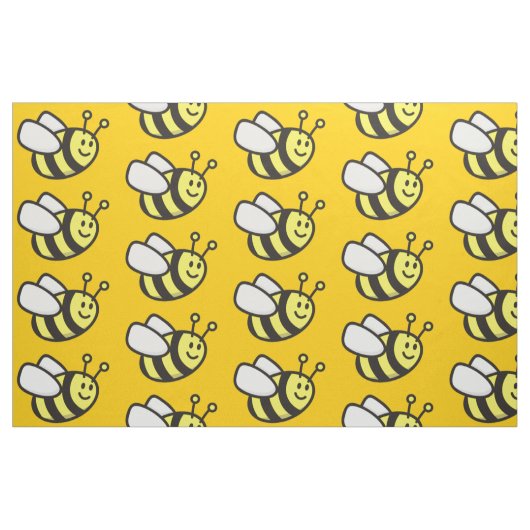 Cartoon bij bijen stof (Fat Quarter)