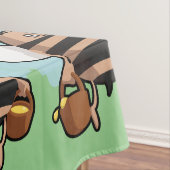 Cartoon bij bijen tafelkleed (Voorbeeld)