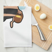 Cartoon bij bijen theedoek (Quarter Fold)