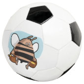 Cartoon bij bijen voetbal (Drie kwart)