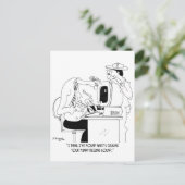 Cartoon bijen 6985 briefkaart (Staand voorkant)