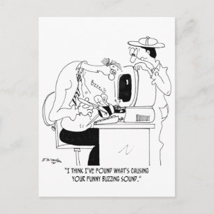 Cartoon bijen 6985 briefkaart