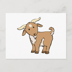 Cartoon Billy Goat Briefkaart