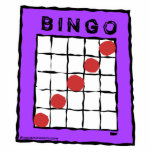 Cartoon Bingo Card Photo Sculpture Fotobeeldje Sleutelhanger<br><div class="desc">Cartoon Bingo Card Photo Sculpture</div>