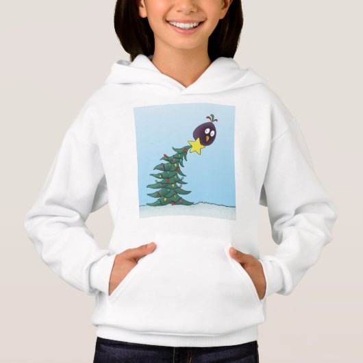 Cartoon Bird Christmas Tree Star (Voorkant)