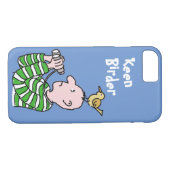 Cartoon Bird Watcher & Bird Case-Mate iPhone Case (Achterkant (Horizontaal))