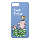 Cartoon Bird Watcher & Bird Case-Mate iPhone Case (Achterkant)