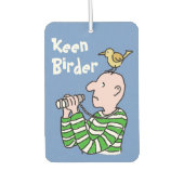 Cartoon Bird Watcher & Bird Luchtverfrisser (Voorkant)