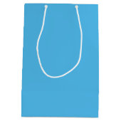 Cartoon Birthday Girl op Aqua Medium Cadeauzakje (Achterkant)