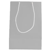 Cartoon Birthday Girl op grijs Medium Cadeauzakje (Achterkant)