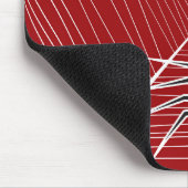 Cartoon Black Spider & Web Spooky Fun Halloween Muismat (Hoek)