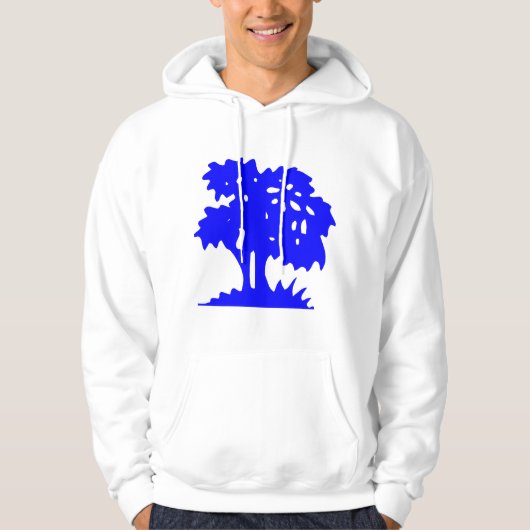 Cartoon - Blauw Hoodie (Voorkant)