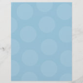 Cartoon Blauw Olifant Leuk Roze Stippen Kinder Kin Persoonlijk Briefhoofd (Achterkant)