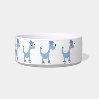 Cartoon blauw poedel Posh Paws Dog Voerbakje