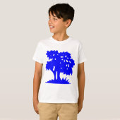 Cartoon - Blauw T-shirt (Voorkant volledig)