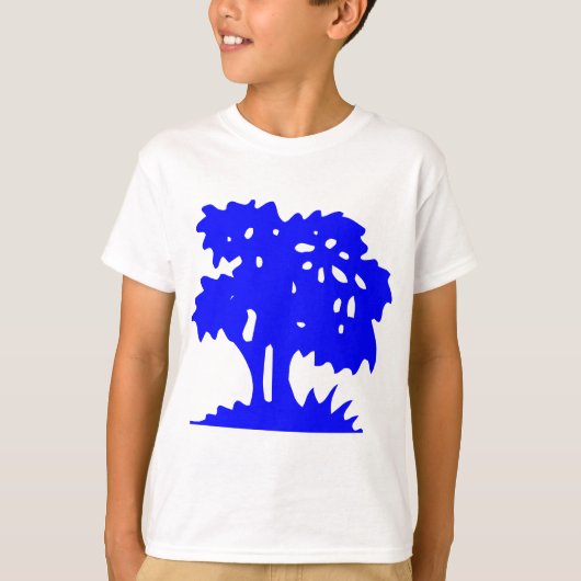 Cartoon - Blauw T-shirt (Voorkant)