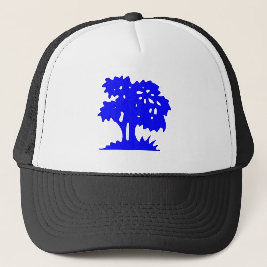 Cartoon - Blauw Trucker Pet (Voorkant)