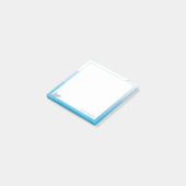 Cartoon Blauw Wit Grijs Haai Dierennaam Post-it® Notes (Schuin)