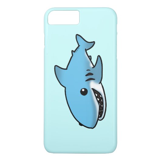 cartoon blauwe haai Case-Mate iPhone case (Achterkant)