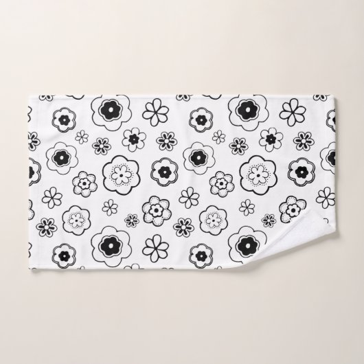 cartoon Bloemen badhanddoek set Bad Handdoek (Handdoek)