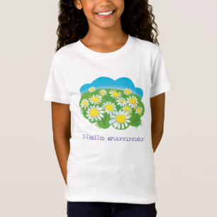 Cartoon Bloemen Daisies T-shirt