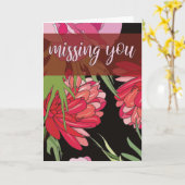 Cartoon Bloemen Dichterbij Jou Kaart (Gele Bloem)