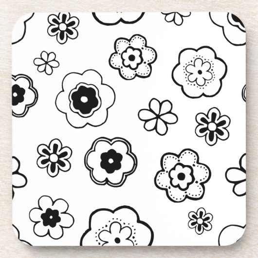 cartoon bloemen onderzetter (Voorkant)