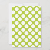 Cartoon Blue Green Monster Custom Text Birthday Kaart (Achterkant)