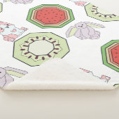 Cartoon Blue Heeler Speelgoed Sherpa Deken (3/4)