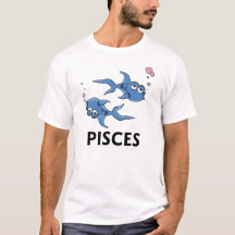 Cartoon Blue Pisces Fish
