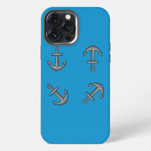 Cartoon Boat Anker Set iPhone 13 Pro Max Hoesje
