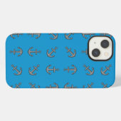 Cartoon Boat Anker Set iPhone Hoesje (Achterkant horizontaal)