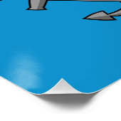 Cartoon Boat Anker Set Perfect Poster (Hoek)