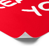 Cartoon Boeken met boek en bril Poster (Hoek)