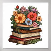 Cartoon boeken poster (Voorkant)