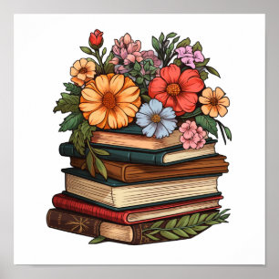 Cartoon boeken poster