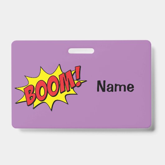 Cartoon Boom Thunder_Cove Badge (Voorzijde)